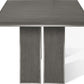 Plata Extension Dining Table in Thunder Grey