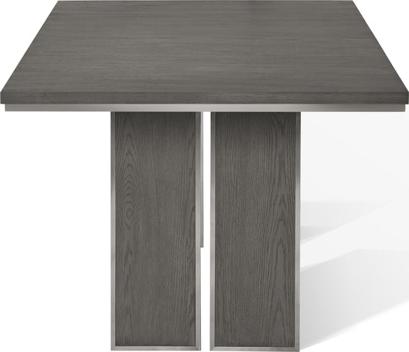 Plata Extension Dining Table in Thunder Grey