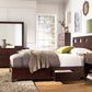 Riva Five Drawer Chest in Chocolate Brown (2024)