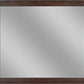 Riva Mirror in Chocolate Brown