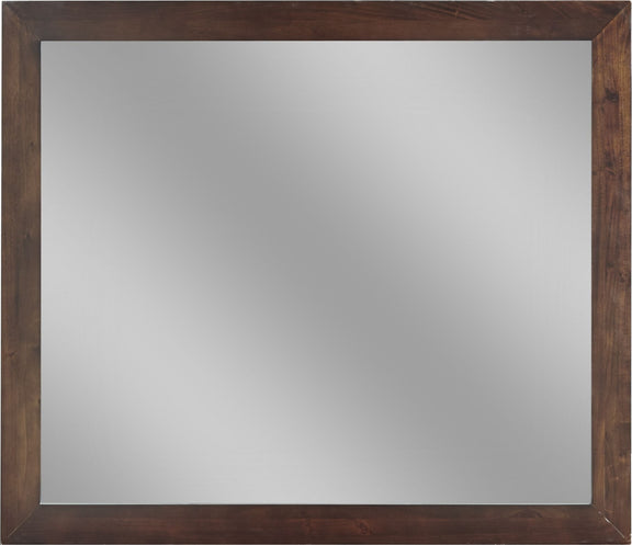 Riva Mirror in Chocolate Brown