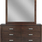 Riva Six Drawer Dresser in Chocolate Brown (2024)