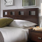 Riva Full-size Platform Bed in Chocolate Brown