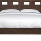 Riva Twin-size Platform Bed in Chocolate Brown
