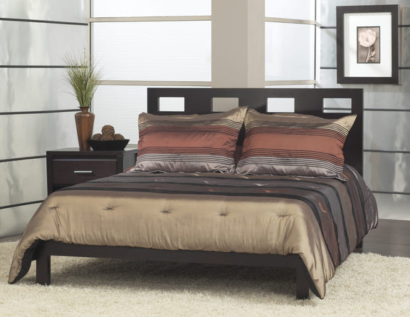 Nevis Twin Size Riva Platform Bed in Espresso