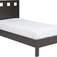 Nevis California King Size Riva Platform Bed in Espresso