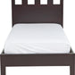 Nevis California King Size Riva Platform Bed in Espresso