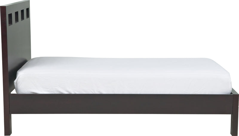 Nevis California King Size Riva Platform Bed in Espresso