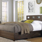 Riva Twin-size Platform Storage Bed in Chocolate Brown