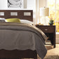 Riva Full-size Platform Storage Bed in Chocolate Brown
