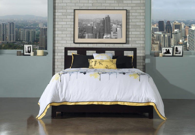 Riva Queen-size Platform Storage Bed in Espresso
