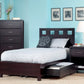Riva King-size Platform Storage Bed in Espresso