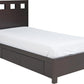 Riva Twin-size Platform Storage Bed in Espresso