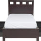 Riva Twin-size Platform Storage Bed in Espresso