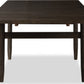 Rockport Double Extension Dining Table in Yin
