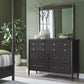 Rockport Eight Drawer Oak Wood Dresser in Yin