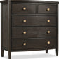 Rockport Five Drawer Small Chest in Yin