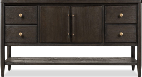 Rockport Four Drawer Two Door Sideboard in Yin