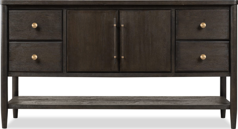 Rockport Four Drawer Two Door Sideboard in Yin