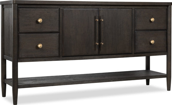Rockport Four Drawer Two Door Sideboard in Yin