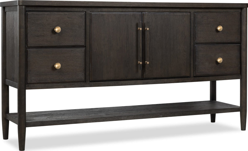 Rockport Four Drawer Two Door Sideboard in Yin