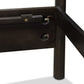 Rockport Oak Wood King-size Platform Bed in Yin