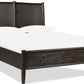 Rockport Oak Wood Queen-size Platform Bed in Yin