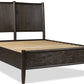 Rockport Oak Wood Queen-size Platform Bed in Yin
