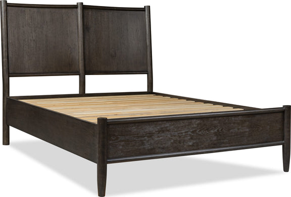 Rockport Oak Wood California King-size Platform Bed in Yin