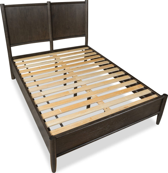 Rockport Oak Wood California King-size Platform Bed in Yin