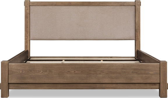 Roycroft Wd/Uph KG Bed - Bn/HW