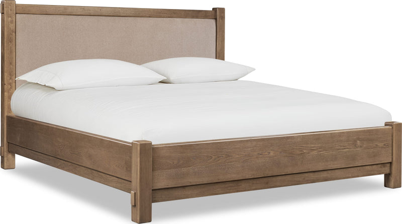 Roycroft Wd/Uph KG Bed - Bn/HW