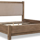 Roycroft Wd/Uph QN Bed - Bn/HW