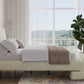 Savage King-size Maximalist Upholstered Bed in Sandy Chenille
