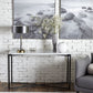 Saxon Console Table in Matte Black