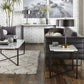 Saxon Console Table in Matte Black