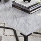 Saxon Console Table in Matte Black