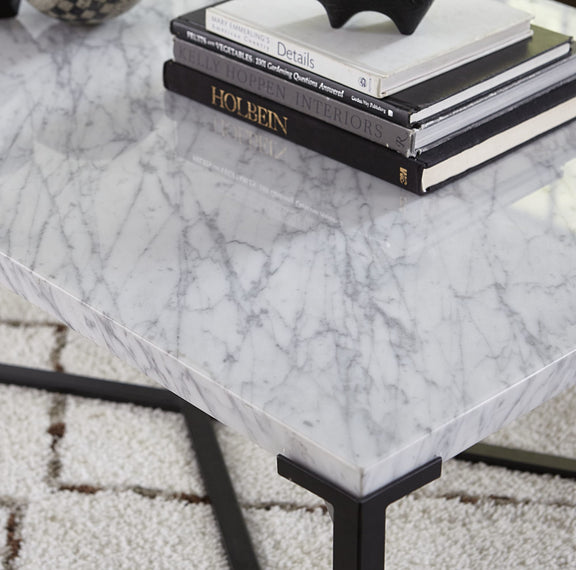 Saxon Console Table in Matte Black