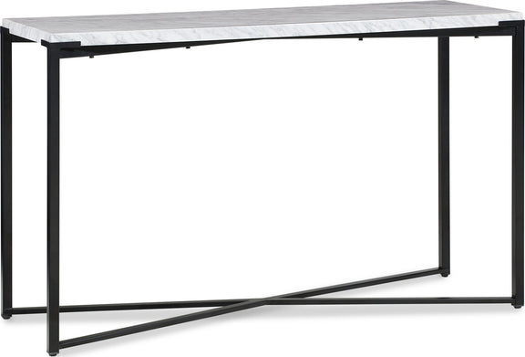 Saxon Console Table in Matte Black