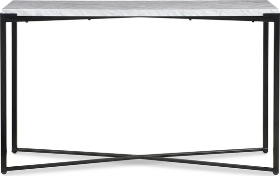 Saxon Console Table in Matte Black