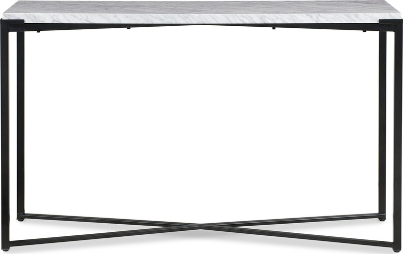 Saxon Console Table in Matte Black