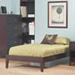 Nevis Queen Size Simple Platform Bed in Espresso
