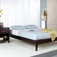 Nevis King Size Simple Platform Bed in Espresso