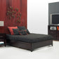 Simple Queen-size Platform Storage Bed in Espresso