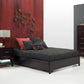 Simple Twin-size Platform Storage Bed in Espresso