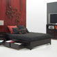 Simple King-size Platform Storage Bed in Espresso