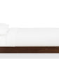 Sol California King-size Acacia Wood Platform Bed in Brown Spice