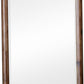 Sol Beveled Glass Floor Mirror in Brown Spce