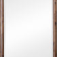 Sol Beveled Glass Floor Mirror in Brown Spce
