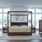 Sol Beveled Glass Wall or Dresser Mirror in Brown Spice